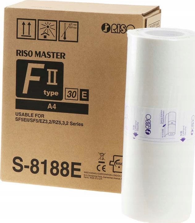 Riso Riso Master A4, Z-Typ 30 (neu: S-8188E) (alt: S-4250E, S-7611, S6977E) VE 2 Stück für EZ200, EZ300, RZ200, RZ300