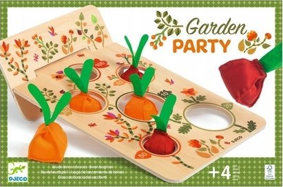 Djeco Įgūdžių žaidimas - Pupelių maišų mėtymas - Sodo vakarėlis