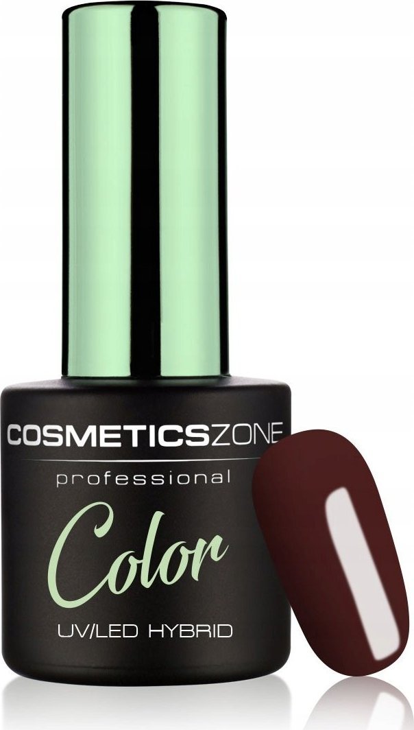 Cosmetics Zone Lakier hybrydowy hipoalergiczny kawowy brąz 7ml - Bitter Chocolate 023