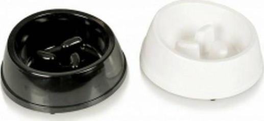 Duvo+ DUVO+ MISKA SPOWALNIAJĄCA "S" 450ml CZARNO-BIAŁA