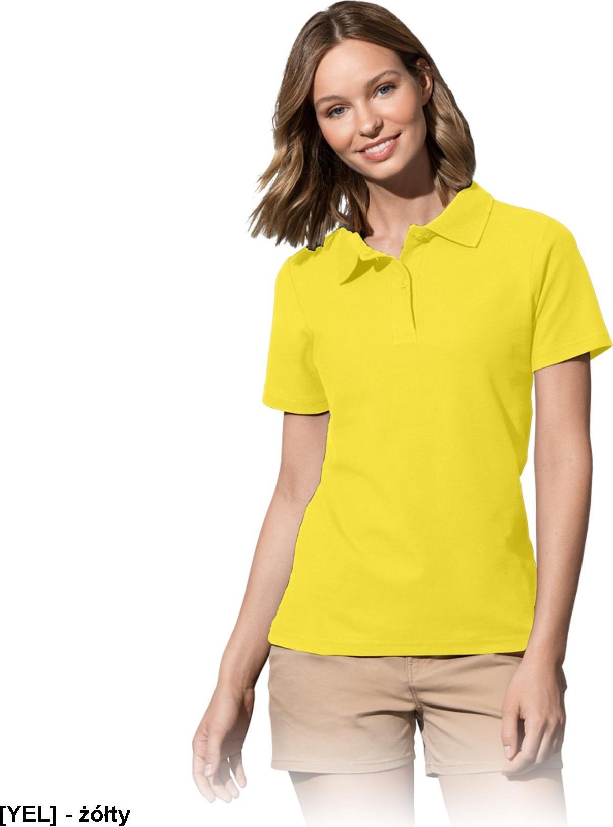Stedman ST3100 - polo damskie - żółty S