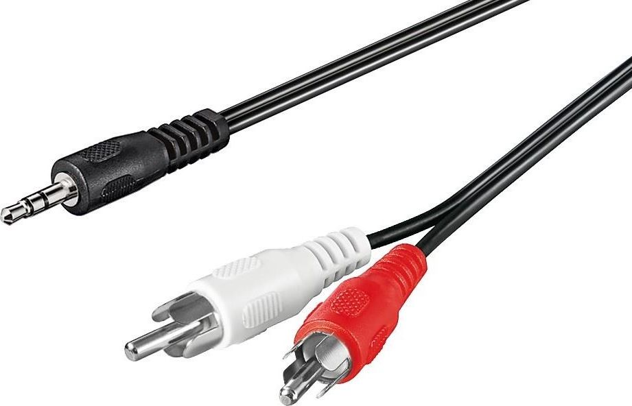 Kabel Techly Jack 3.5mm - RCA (Cinch) x2 3m czarny (907545)
