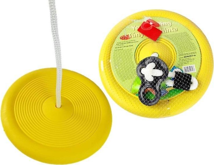 Huśtawka Lean Sport Huśtawka Okrągła Talerz Ogrodowa Dla Dzieci 423 żółta