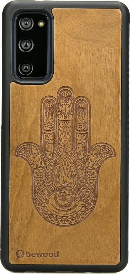 BeWood Drewniane Etui Samsung Galaxy S20 FE HAMSA IMBUIA