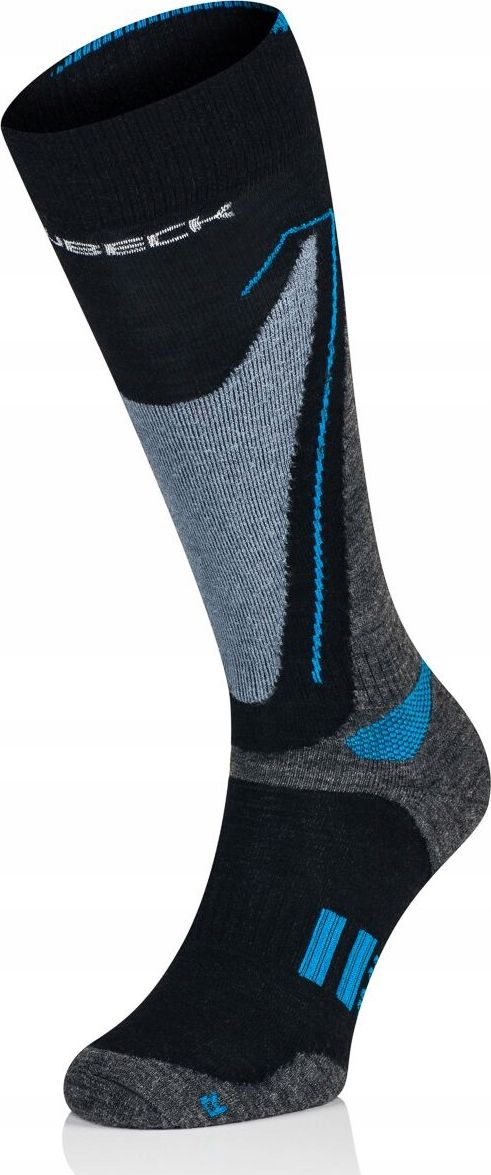 Brubeck Skarpety męskie Snow Force Light szary/niebieski L/42-44