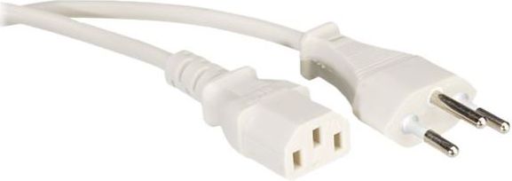 Kabel zasilający Value PowCable IEC Conn biały (19.99.1223-50)