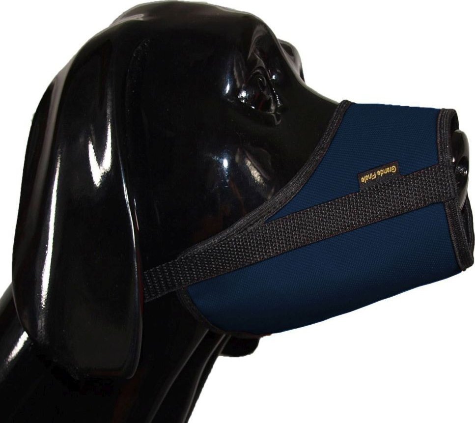 GRANDE Kagańce dla psa nylonowe Rozmiar 6, granatowy