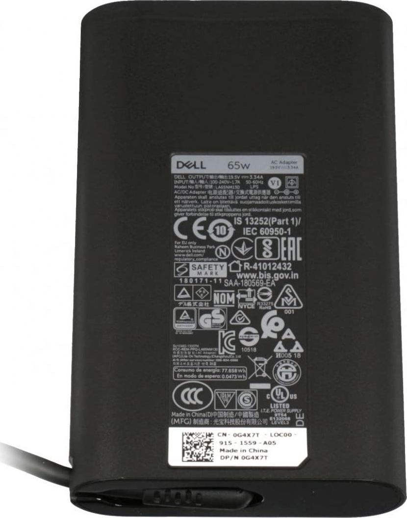 Zasilacz do laptopa Dell 65 W, 5 mm, 3.3 A, 19.5 V (G4X7T)