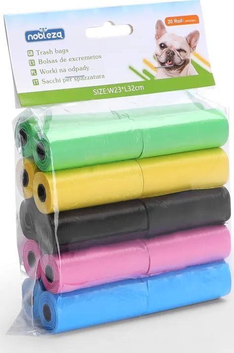 Nobleza Worki na odpady 20 rolek Worki na odpady 20 rolek