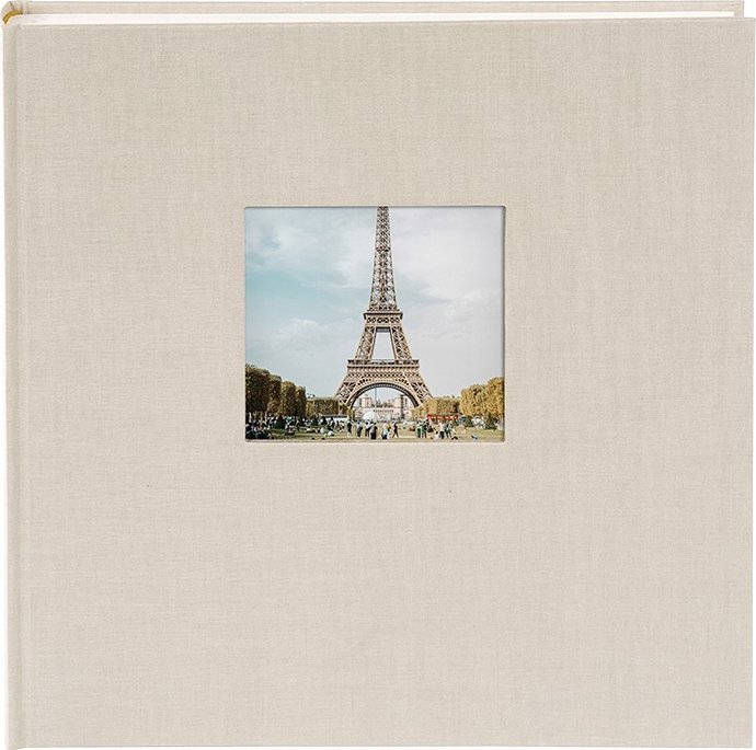 Goldbuch Album GOLDBUCH 27723 Bella Vista sandgrey 30x31/60 pages, white leaves | corners/stickers | bookbinding