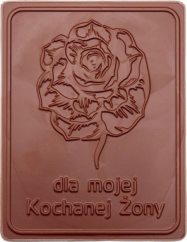 B&B Słodycze z Pomysłem Czekolada belgijska 150g dla mojej Kochanej Żony WZ10