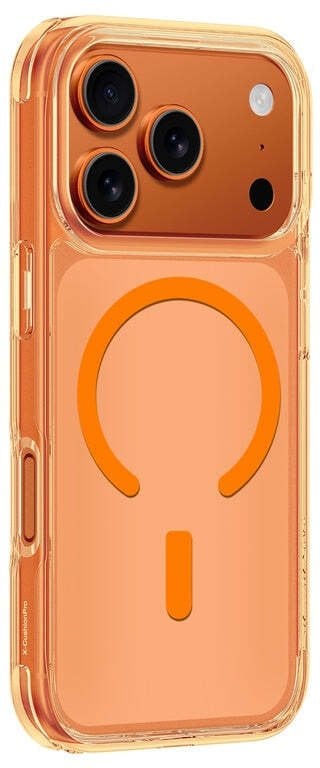 Amazingthing Minimal Mag Drop Proof Case 3 Lens iPhone 17 Pro Titan Orange