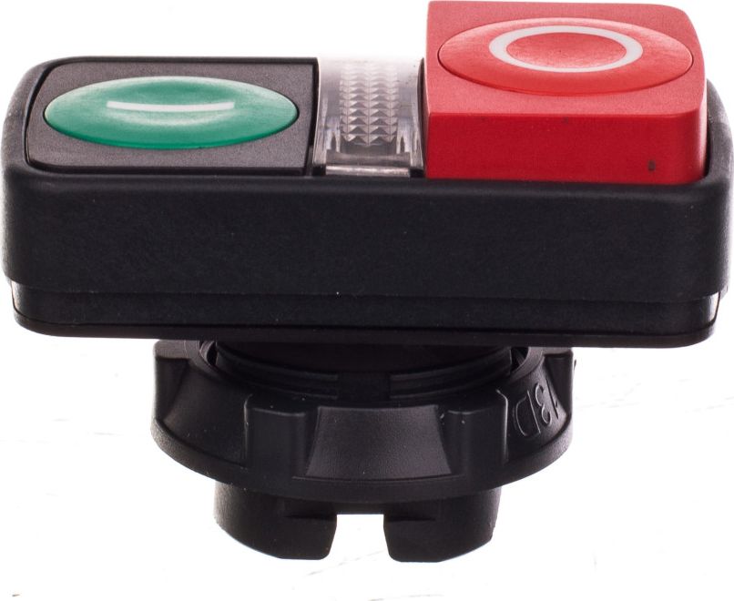 Schneider Electric ZB5AW7L3741 PRZYC.I/ O ZIEL/CZERW.IP66 - ZB5AW7L3741