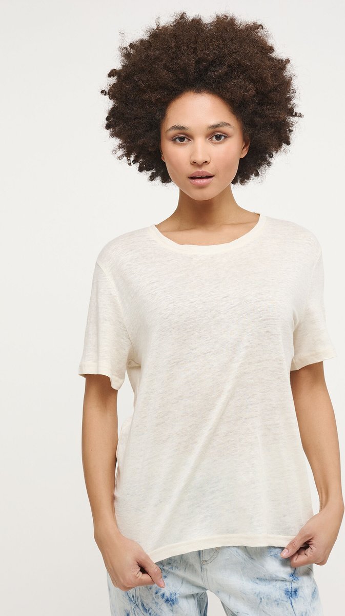 Mustang damska koszulka t-shirt ALINA C LINEN 1013788 2045 M