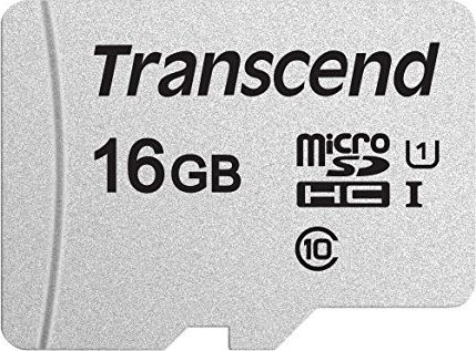 Karta Transcend 300S MicroSDHC 16 GB Class 10 UHS-I/U1 V30 (TS16GUSD300S)