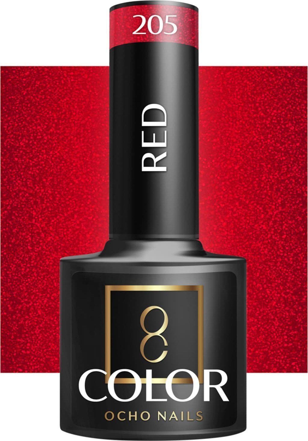 Activeshop OCHO NAILS Lakier hybrydowy red 205 -5 g