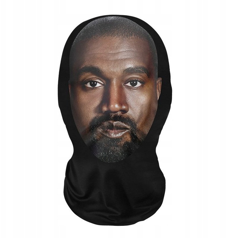 Kominiarka MASKA IMPREZA Narty Motor MIKROFIBRA NADUK 3D COSPLAY Kanye3