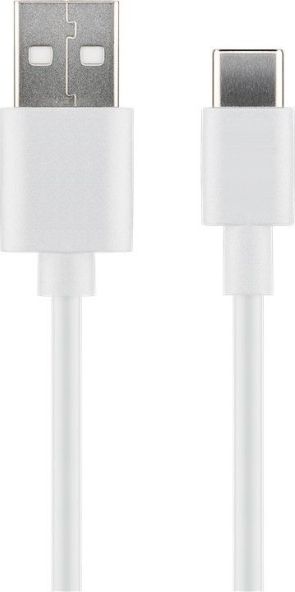 Kabel USB MicroConnect USB-A - USB-C 2 m Biały (USB3.1CCHAR2W)