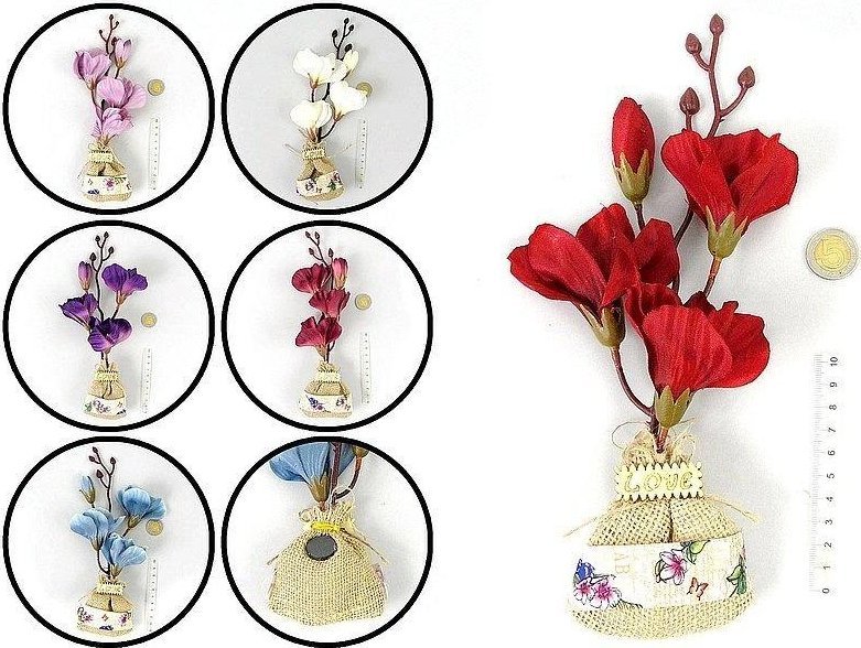 Magnes storczyk 26cm MIX