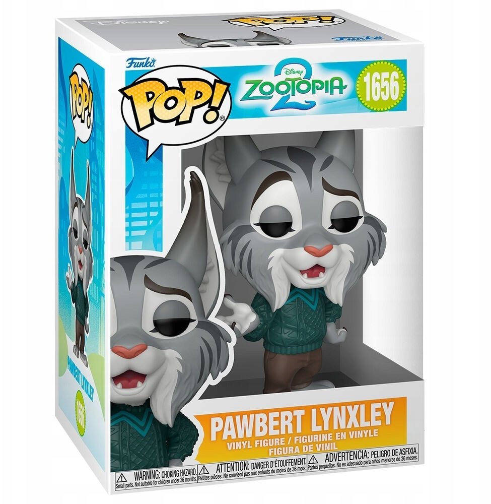 Figurka Funko Pop Figurka winylowa: Disney: Zootropolis 2 - Pawbert Lynxley