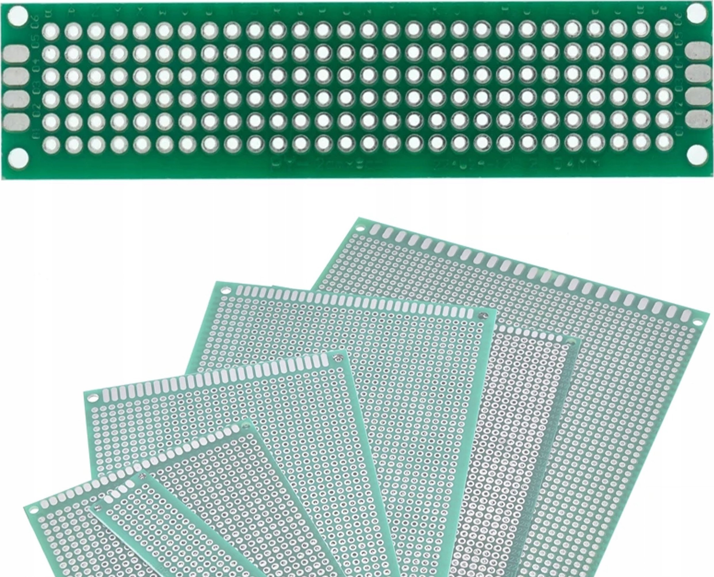 Rosfix ROSFIX DWUSTRONNA UNIWERSALNA PŁYTKA PROTOTYPOWA DRUKOWANA 20X80 MM ZIELONA