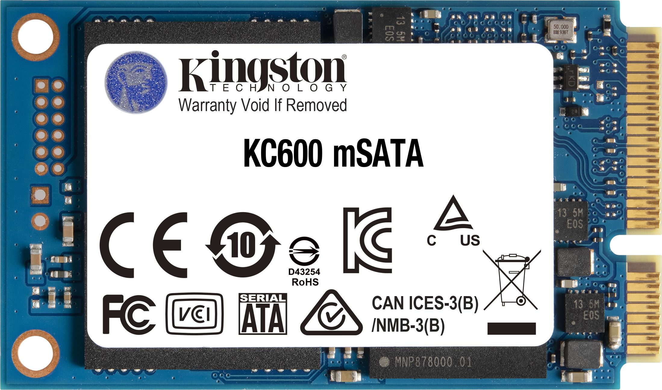Kingston KC600 256GB mSATA SATA III (SKC600MS/256G)
