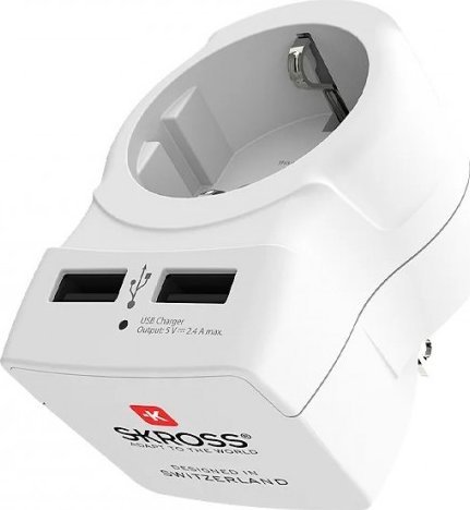 Skross Adapter Europa - US USB