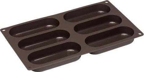 Lurch Forma Lurch Flexiform na 6 bułek do hot dogów, 30 x 17,5 cm, brązowa