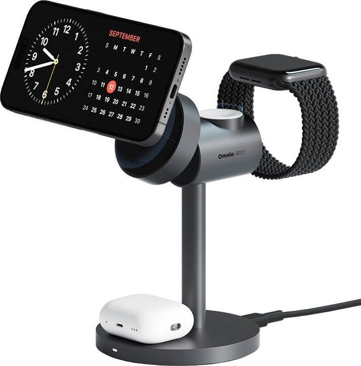 Ładowarka Aukey Aukey Ładowarka bezprzewodowa 3 w 1, Qi2.0 15W