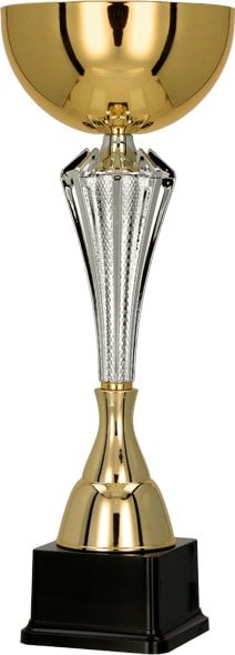Victoria Sport Puchar metalowy złoto - srebrny
