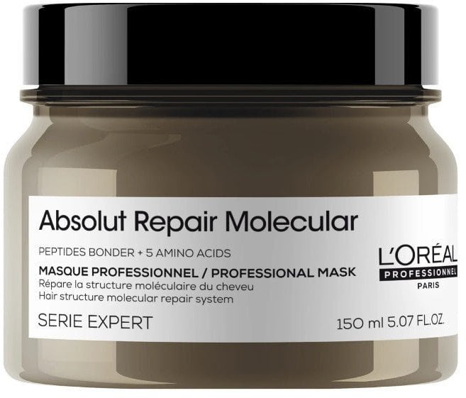 L'Oreal Professionnel, Serie Expert Absolut Repair Molecular, Hair Treatment Cream Mask, For Repairing, 150 ml For Women