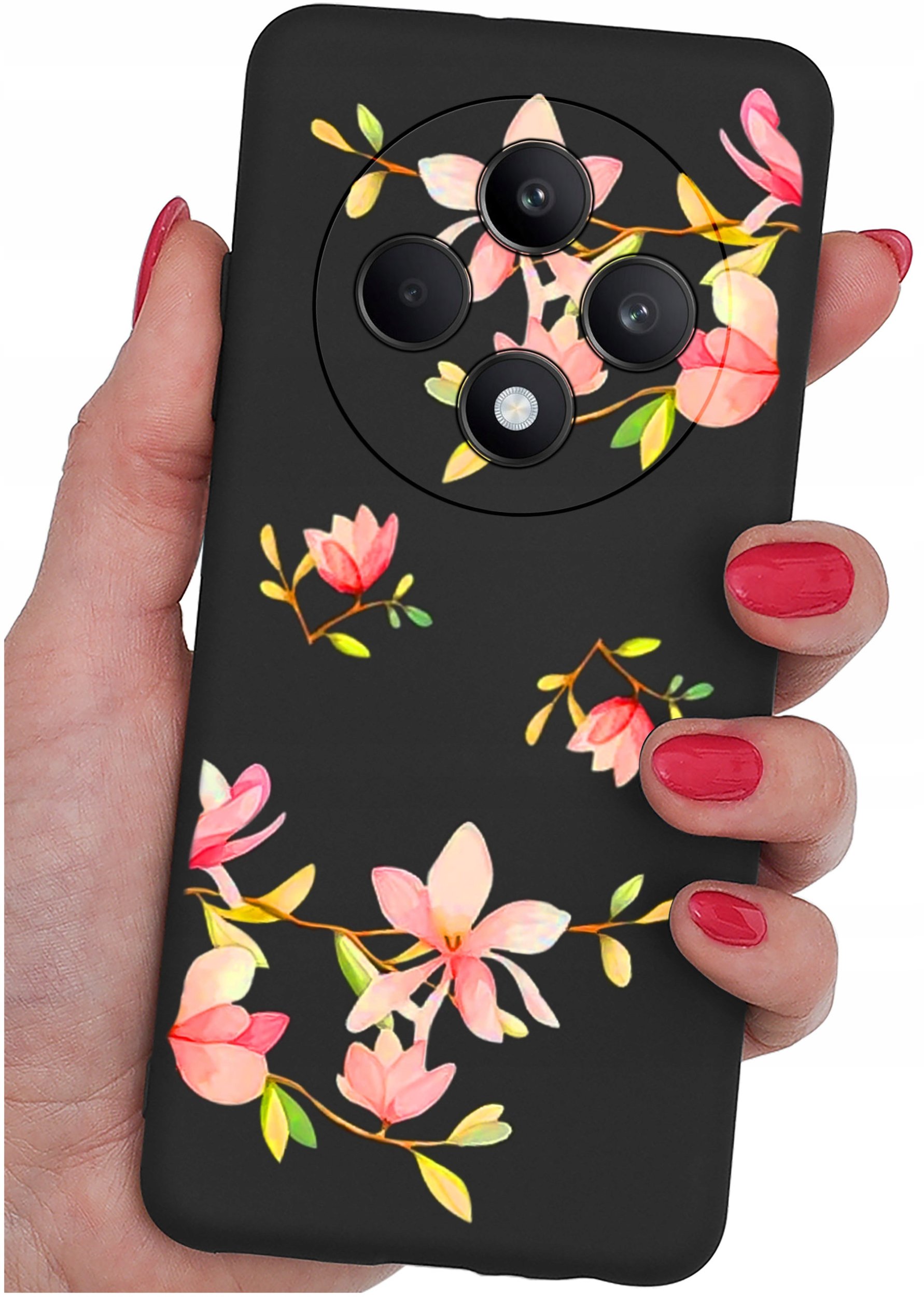 Etui do Oppo Reno 12 F 5G | 12 FS 5G WZORY |SILIKONOWE MATT CASE + SZKŁO 9H