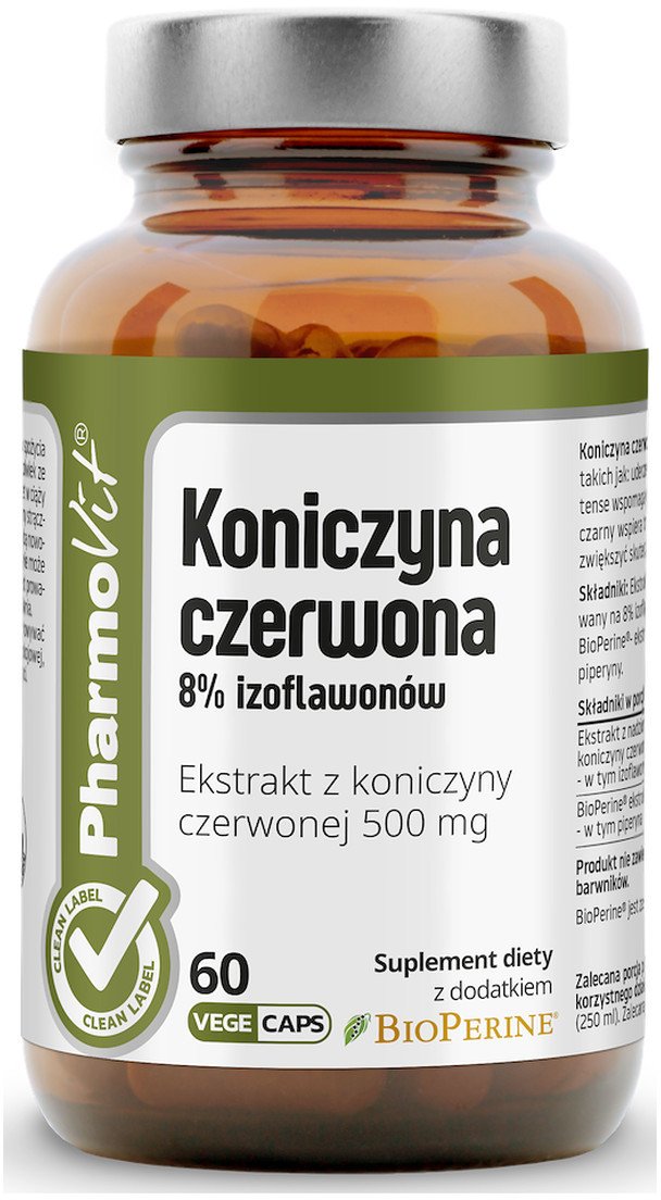 Pharmovit Koniczyna czerwona suplement diety 60 kapsułek 500mg