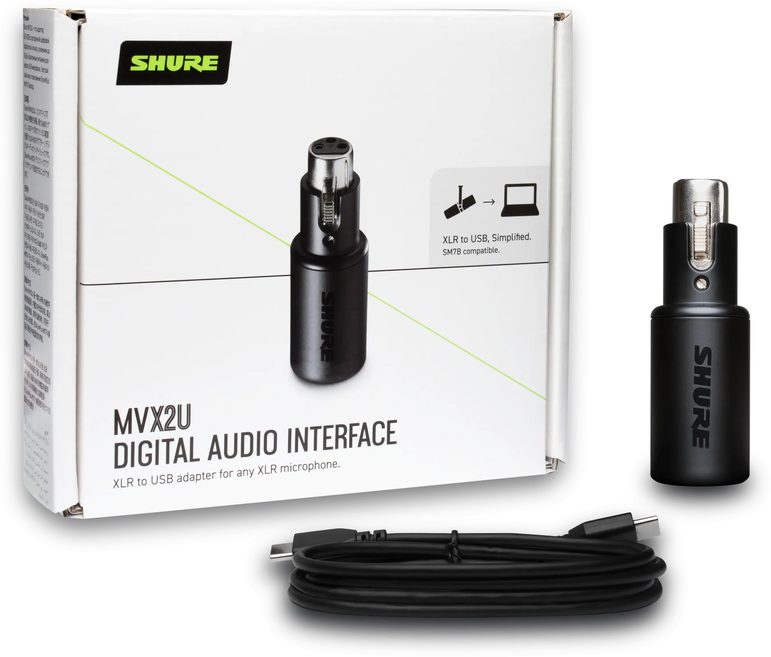 Shure MVX2U - Adapter sygnału XLR-USB