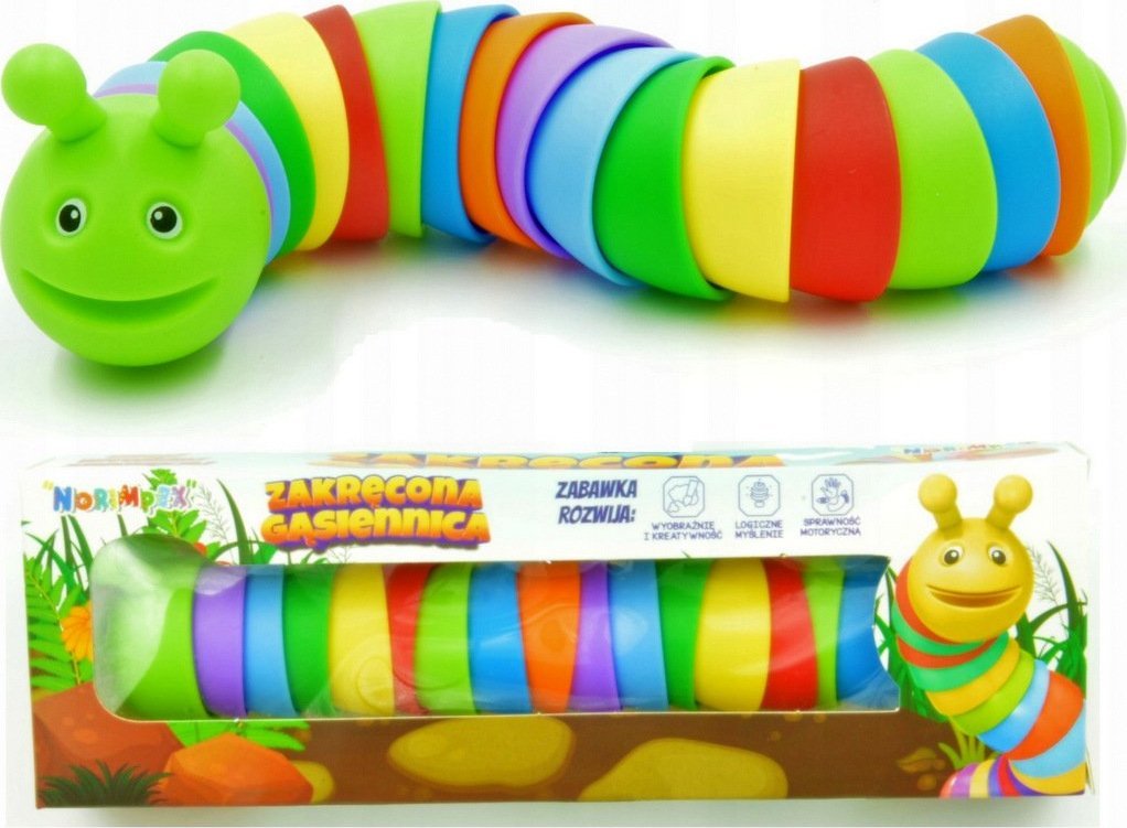 GĄSIENICA SENSORYCZNA ŚLIMAK ANTYSTRESOWY Sensoryczny
