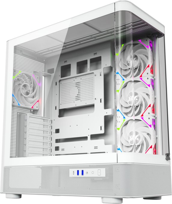 Obudowa XYZ PC GEAR Quantum ARGB biała (X-CS-QUANTUM-W)