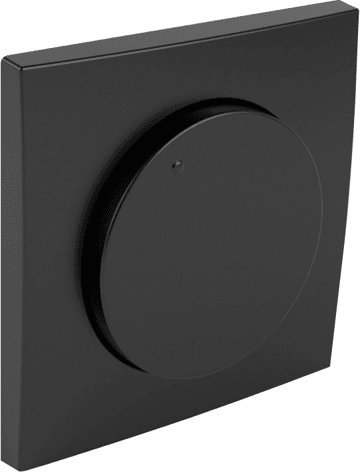 Efapel AQUARELLA POKRĘTŁO Z ELEMENTEM CENTRALNYM DO ŚCIEMNIACZA CZARNY 90721 TPM