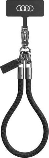 Audi Audi uniwersalna smycz do telefonu 28cm 8mm czarny/black AU-HSL8-R8/D1-BK