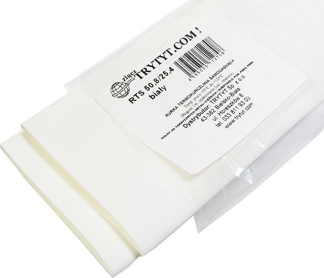 Trytyt 2x koszulka termokurczliwa RTS 50,8/25,4 biała