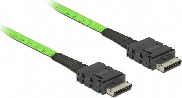 Delock DeLOCK cable OCuLink PCIe SFF-8611 > OCuLink SFF-8611 (light green, 1 meter)