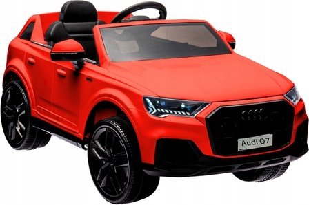 Lean Cars Auto Na Akumulator Audi Q7 Czerwone Lakierowane