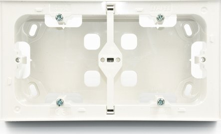 Efapel Efapel puszka natynkowa podwójna biała 10994 KBR