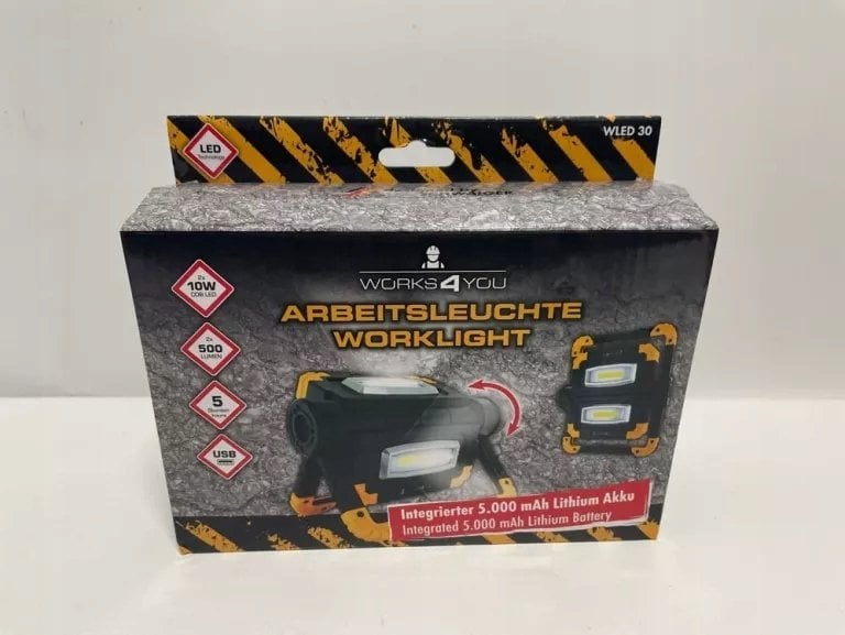 Schwaiger Schwaiger LED Multifunktionsstrahler 2x500Lm schw/gel