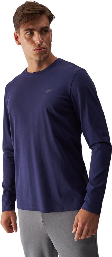 4f Koszulka męska Longsleeve 4F M375 granatowa 4FWMM00TLONM375 31S 2XL