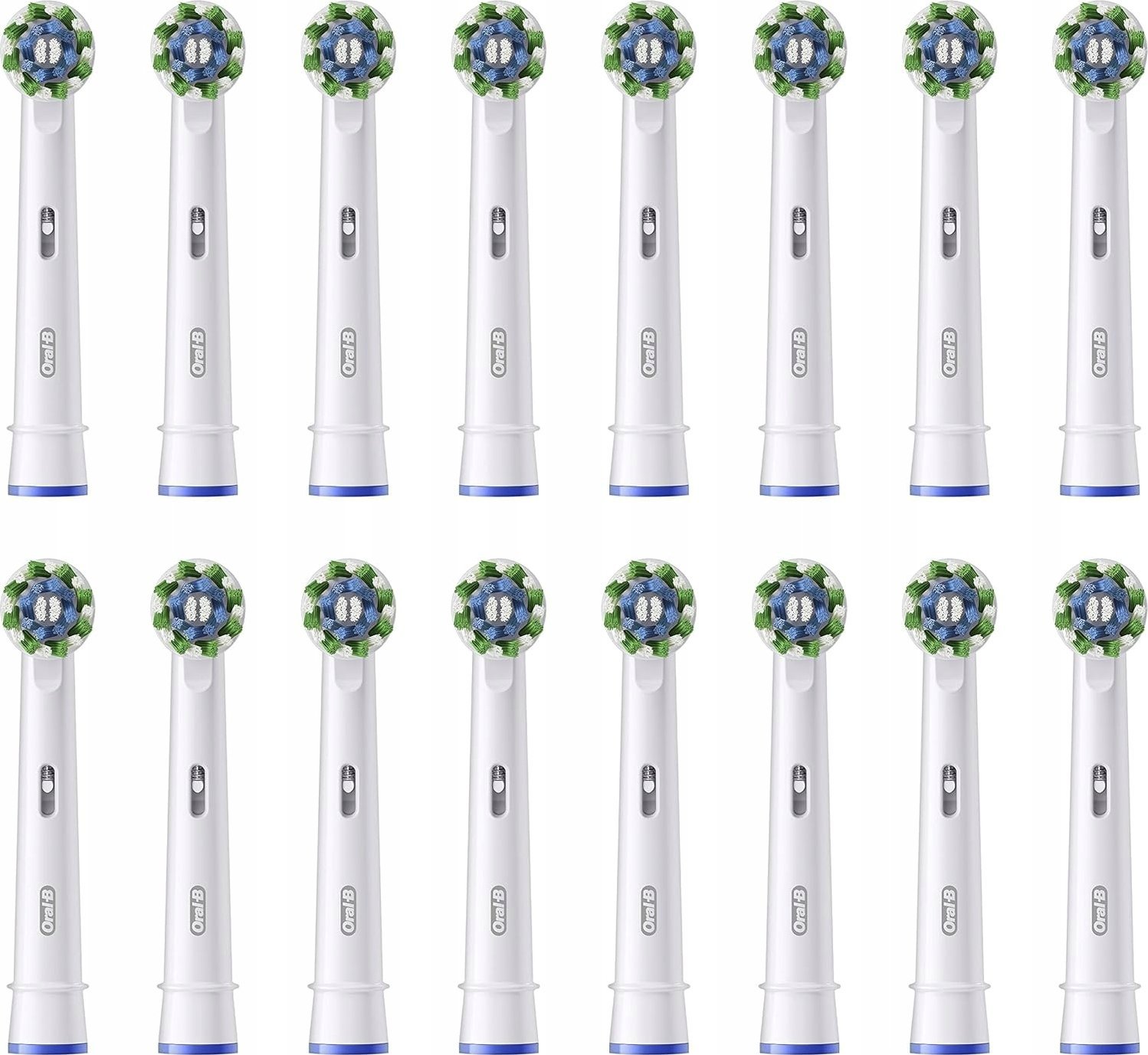 16x końcówka Oral-B Pro Cross Action do szczoteczki elektrycznej białe 100%