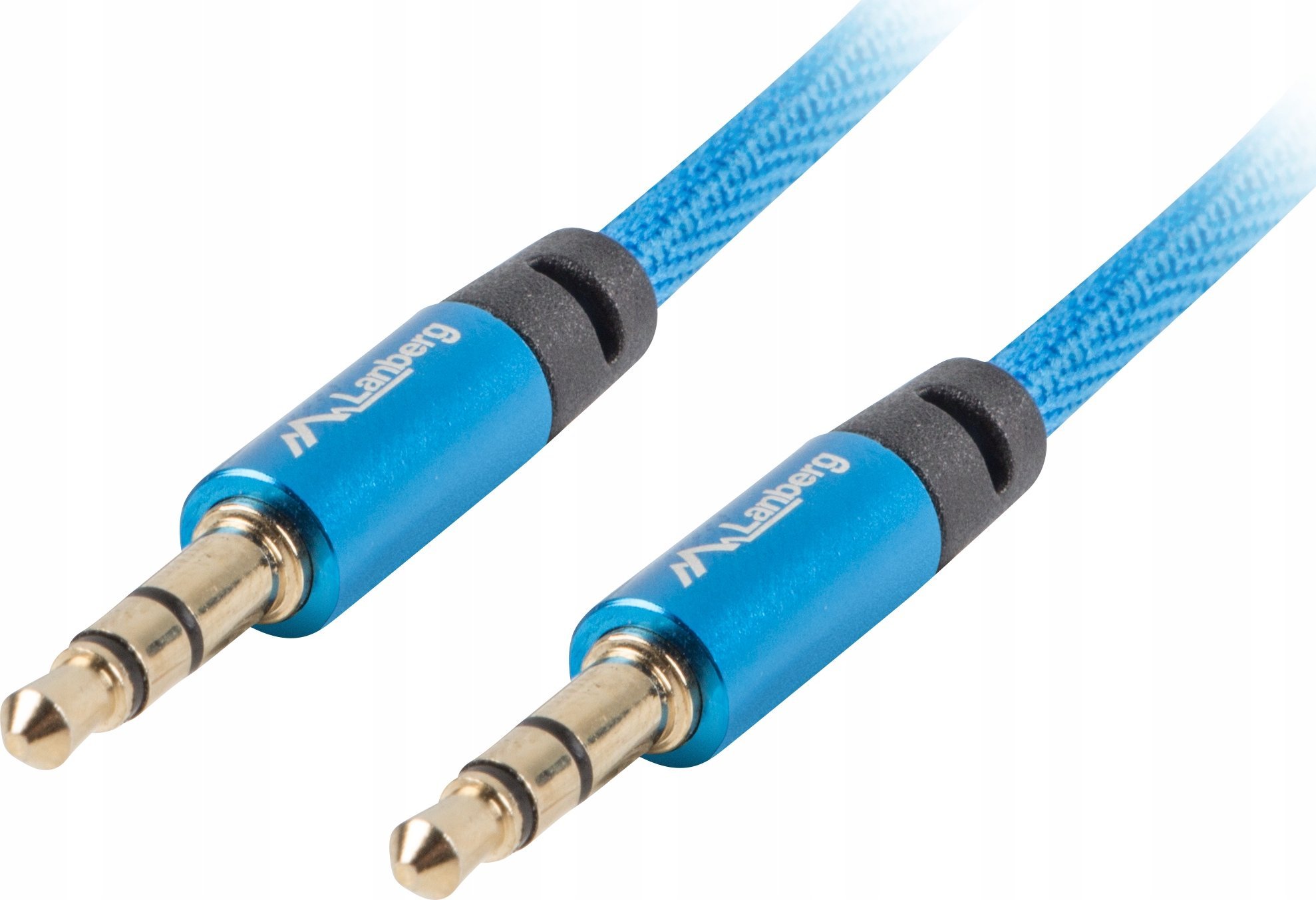 Kabel Lanberg Premium Kabel audio Jack 3.5mm 1m aux GOLD