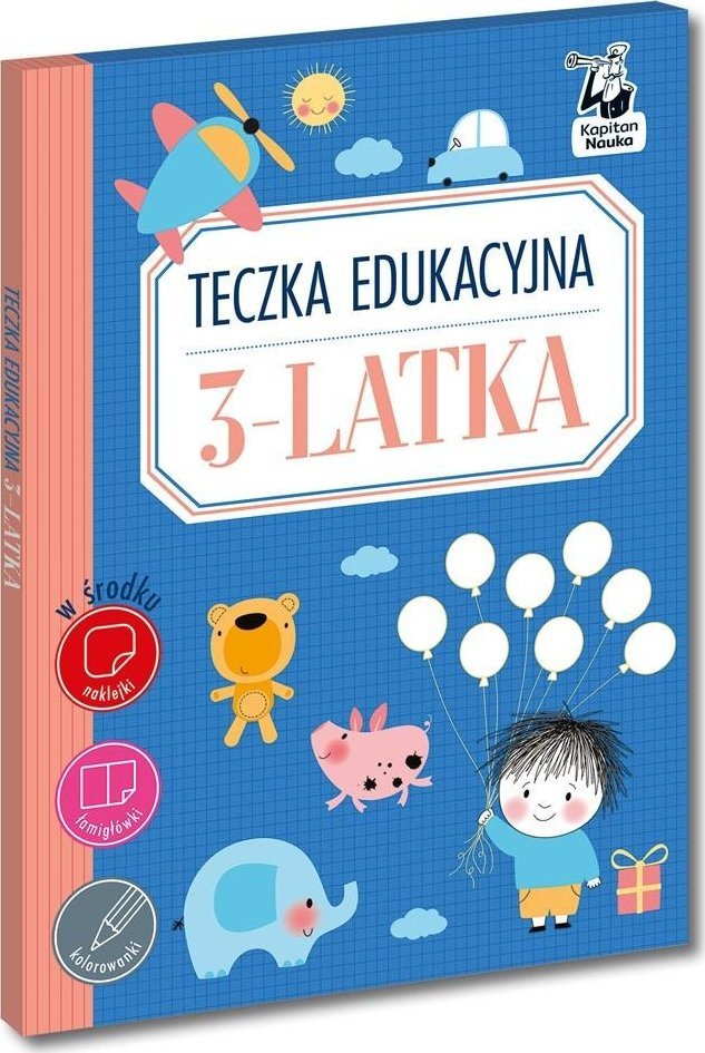 Kapitan Nauka. Teczka edukacyjna 3-latka