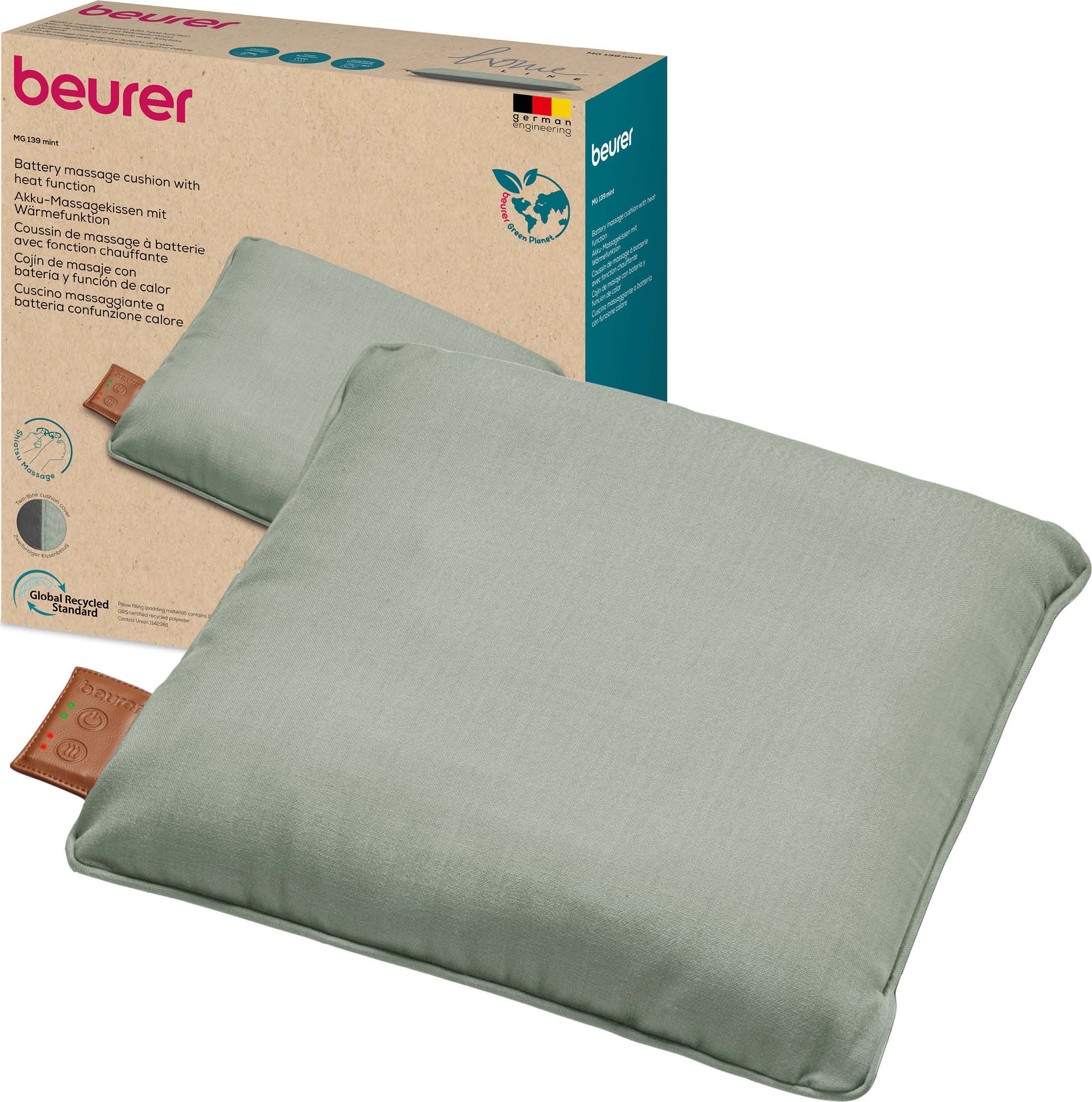 Masażer Beurer Beurer MG 139 mint Shiatsu Massage Pillow