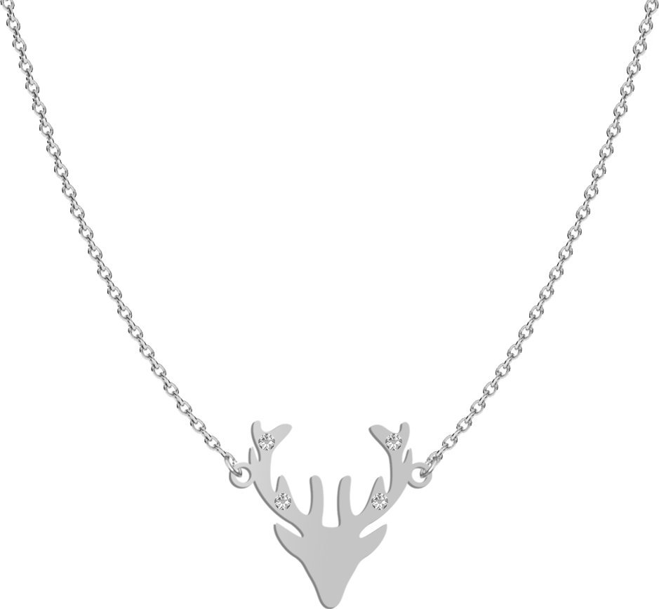 Radziszewska Jewellery Naszyjnik Srebrny Jeleń