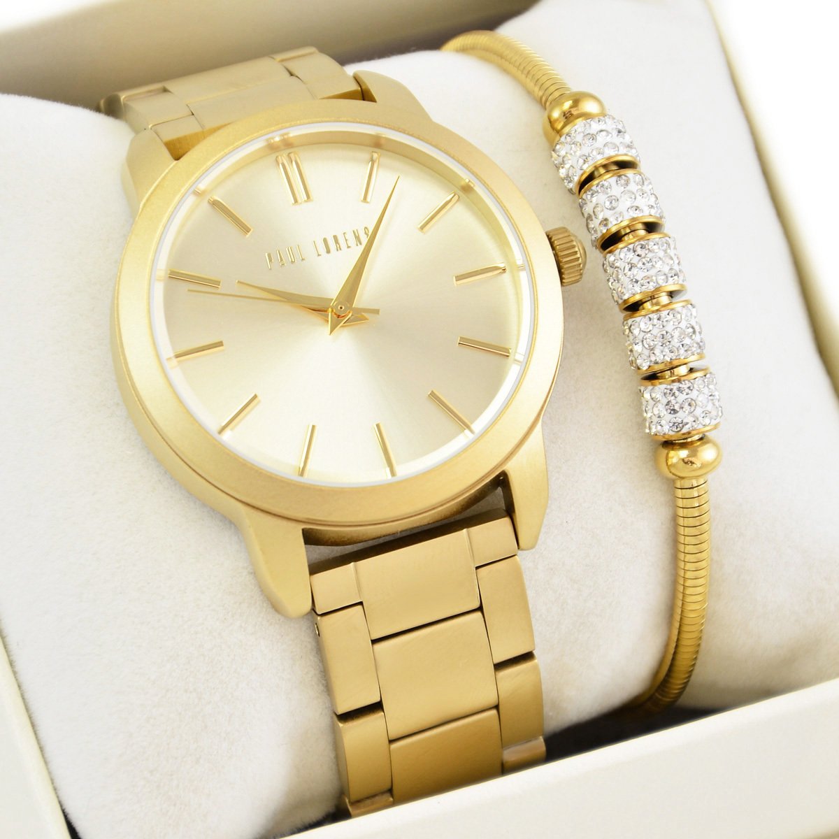 Zegarek Paul Lorens Zestaw damski zegarek GIANNA -4D1 + bransoletka